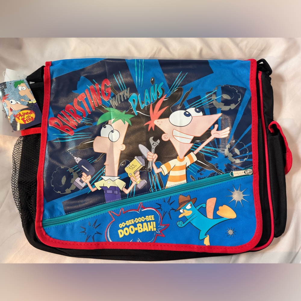 Phineas and Ferb Messenger Bag, NEW with Tags
